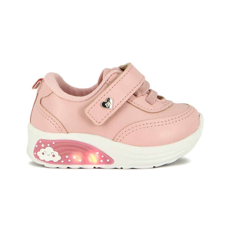 Molekinha Calzado Deportivo C/ Velcro Rosado