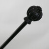 VARA METAL NEGRO P/CORTINA 122-218CM Unica