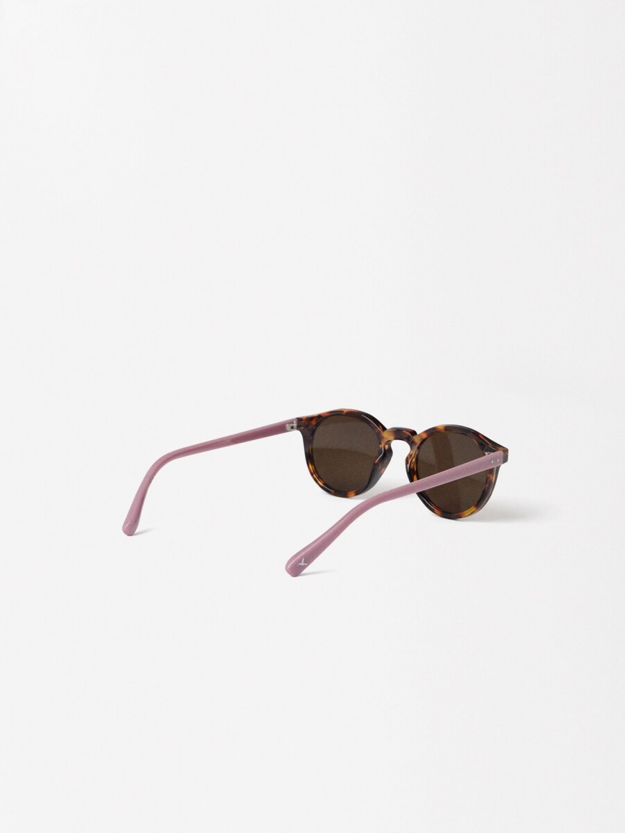 Gafas De Sol Redondas Carey rosa