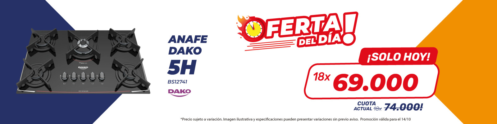 Oferta 1 del dia 14/10