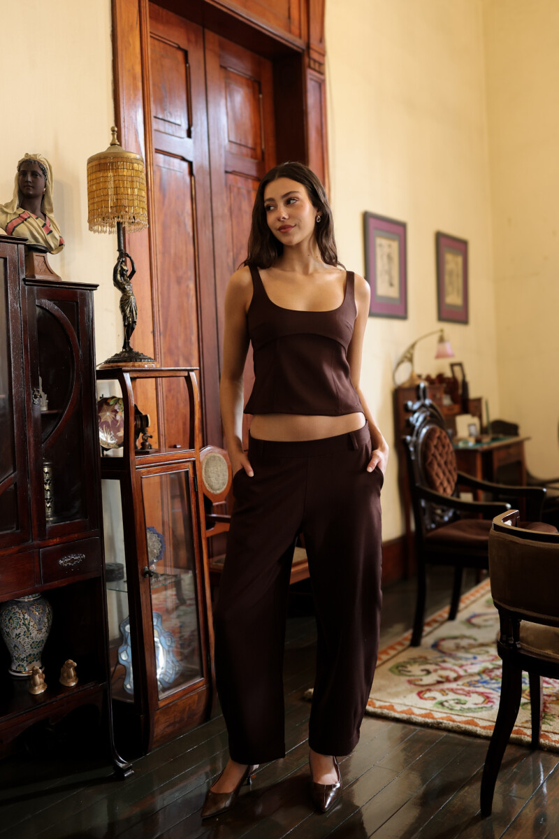 PANTALON ELIA MARRON