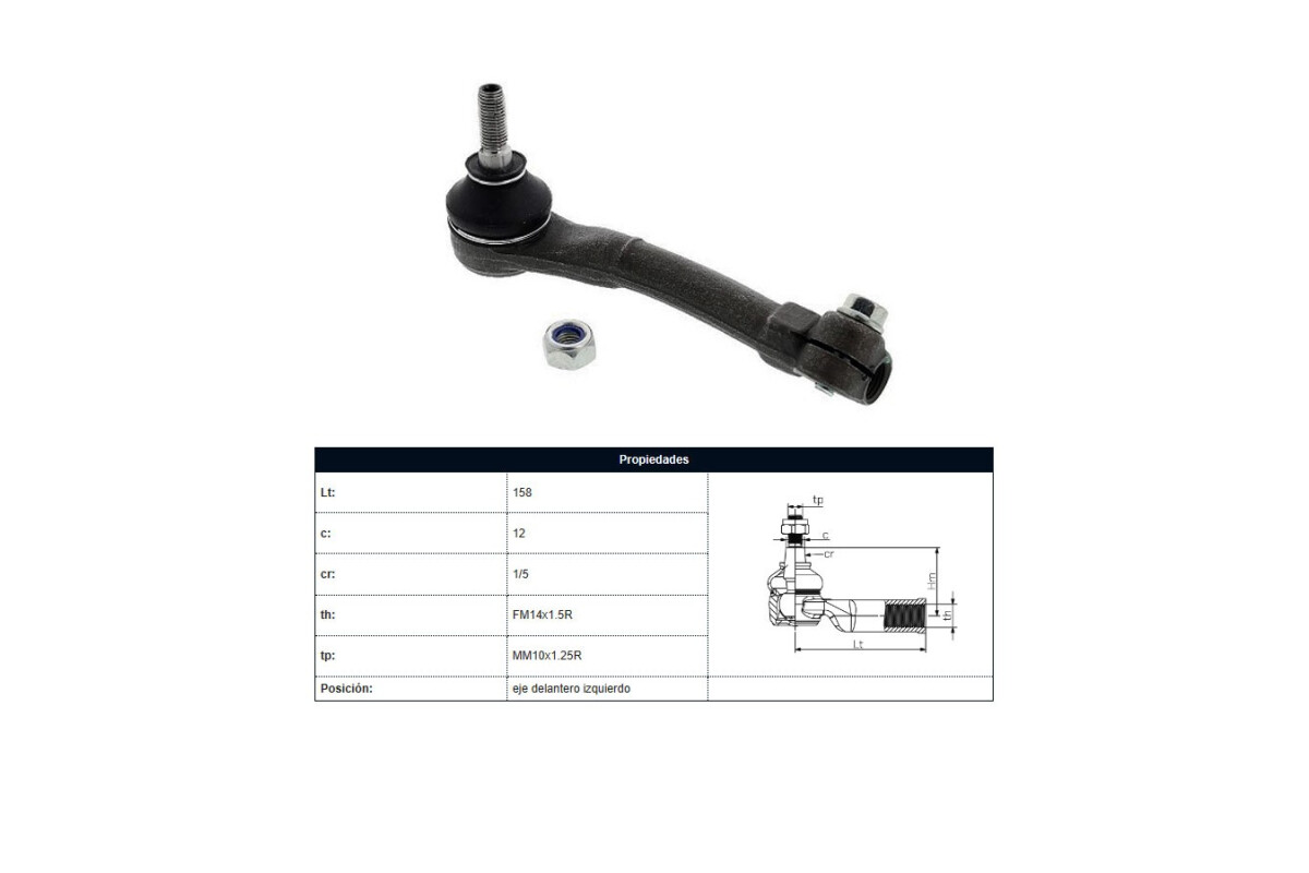 Puntero Renault Clio/Symbol 00-13 Izq Puntero Renault Clio/Symbol 00-13 Izq