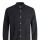 Camisa Plain Cotelé Cuello Italiano Black