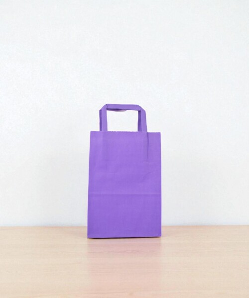 Bolsa lisa acuario 14x08x20 cm VIOLETA