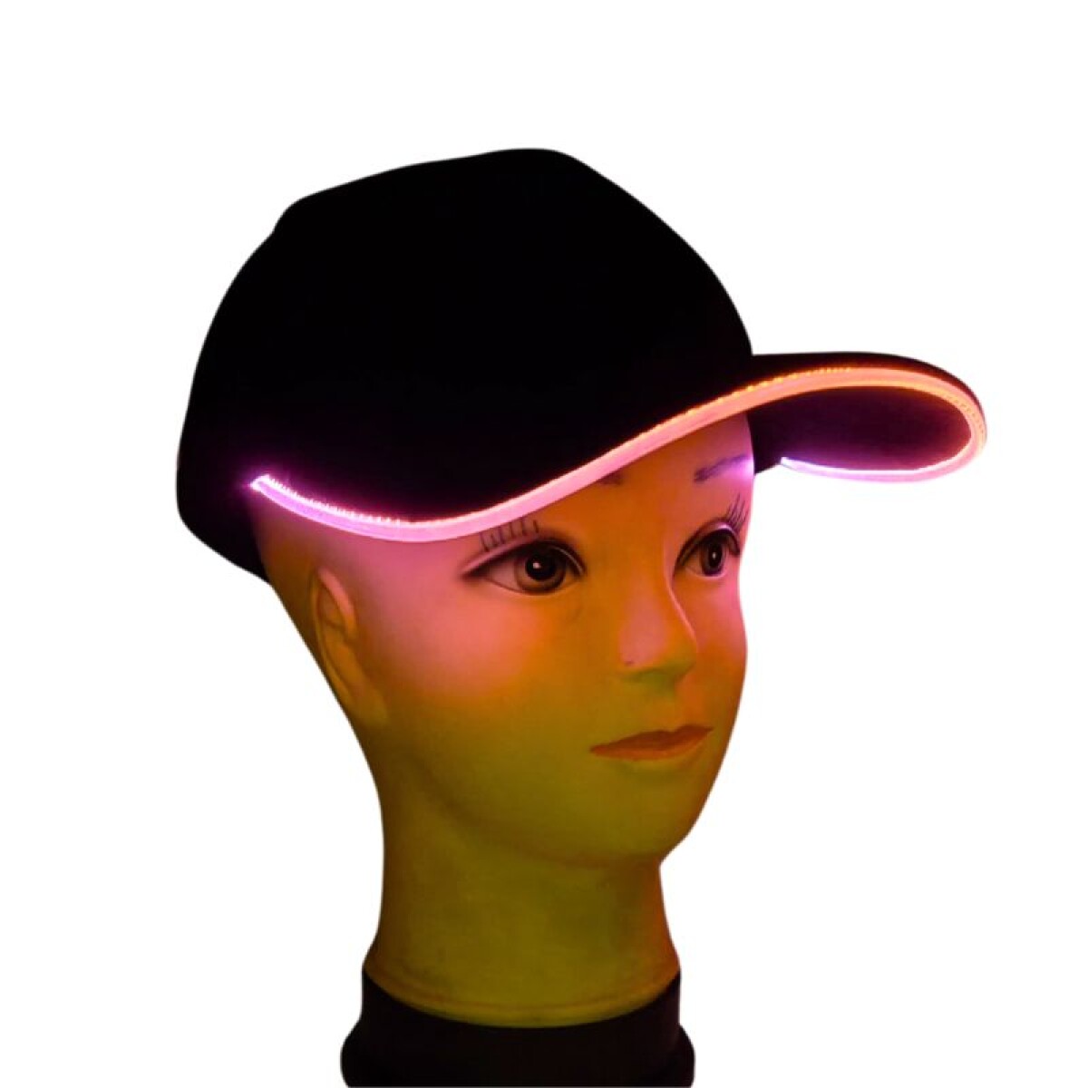 Gorro Trucker con led - Rosado 