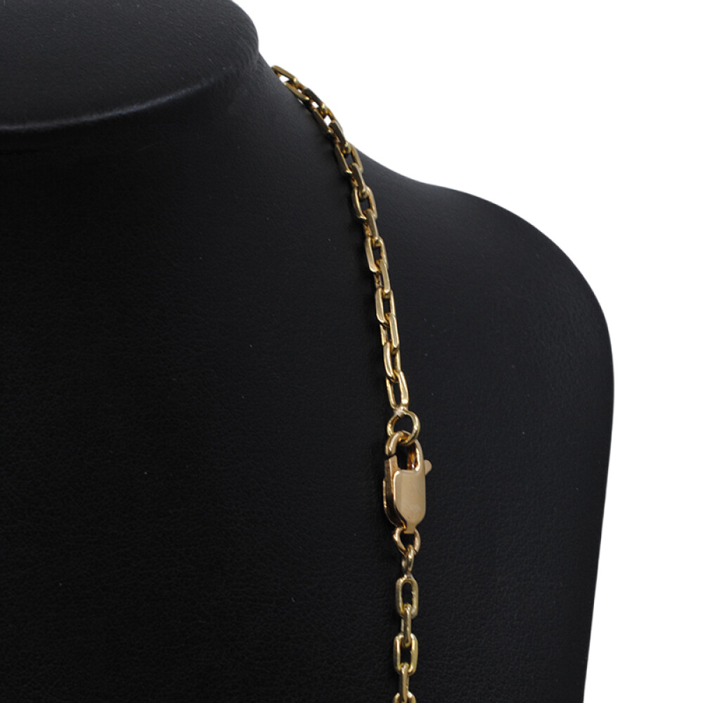 Cadena en oro 18k forcet. Largo 42cm aprox. Cadena en oro 18k forcet. Largo 42cm aprox.