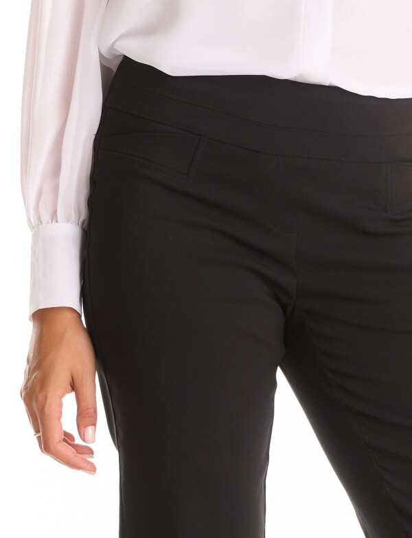 Pantalon Slim NEGRO