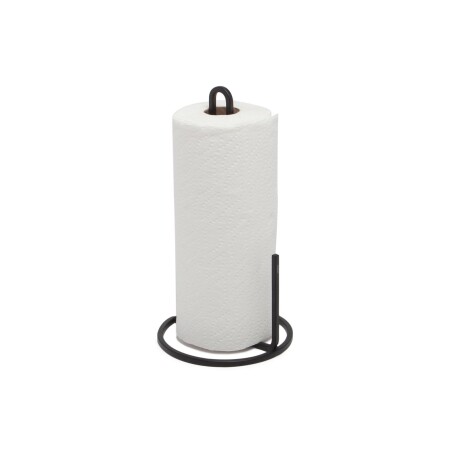 SOPORTE ROLLO COCINA METAL NEGRO 1004313