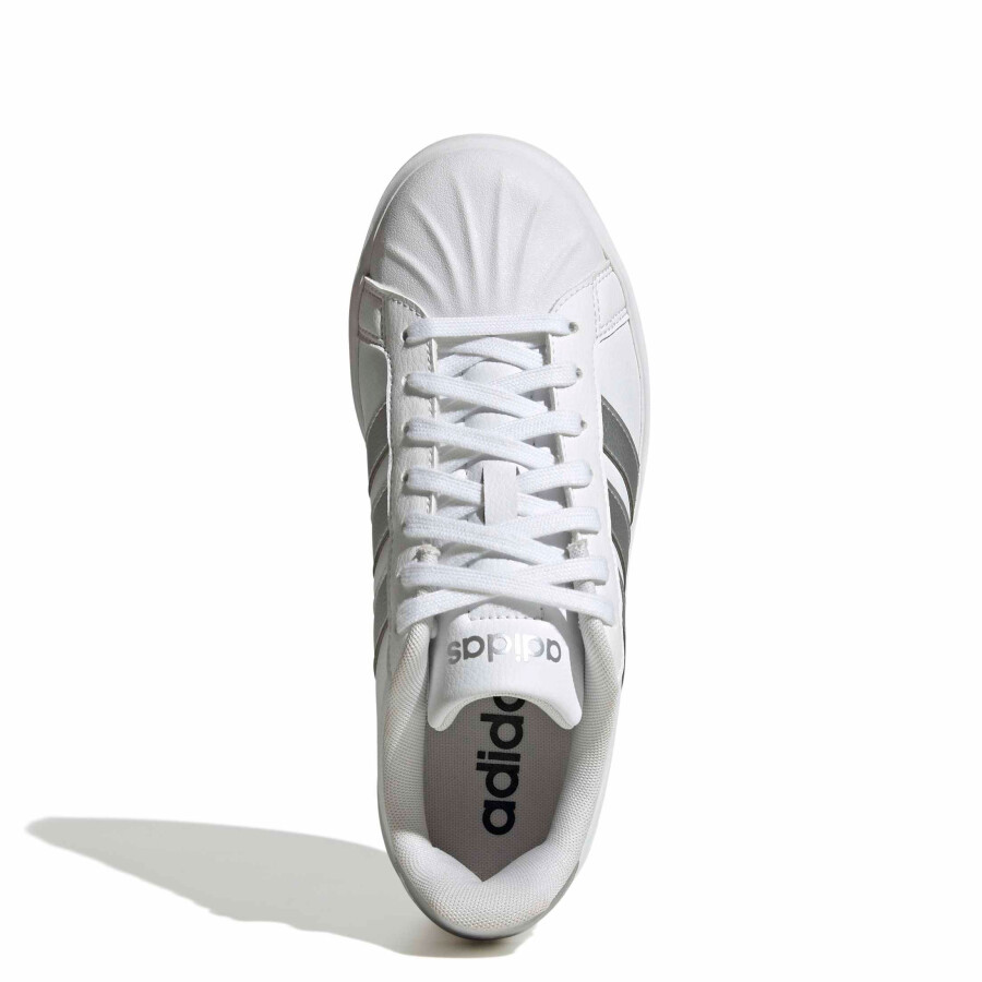 Championes de Mujer Adidas Streettalk Bold Blanco - Plata