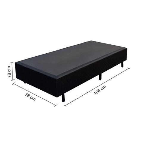 Base BOX Una Plaza 78x188x37 cm – Soporte Firme para Colchón | Calidad Uruguay Base BOX Una Plaza 78x188x37 cm – Soporte Firme para Colchón | Calidad Uruguay
