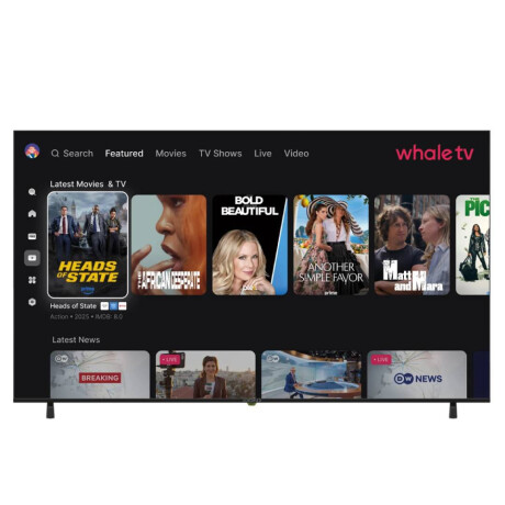 Smart TV XION 85 LED 4K Sistema Whale TV XI-LED85W