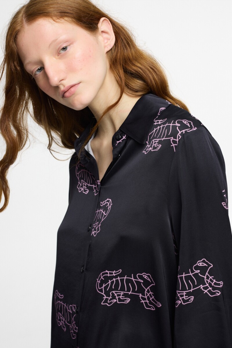 MARTI SHIRT Tigress Black