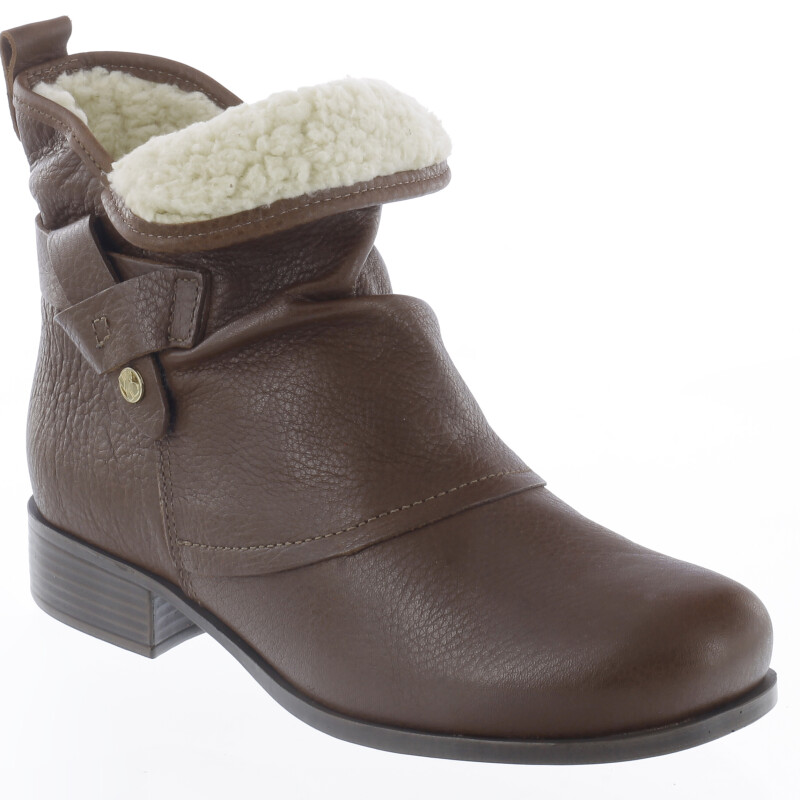 Bota de Mujer Bottero c/pelo nat. Marrón Madera