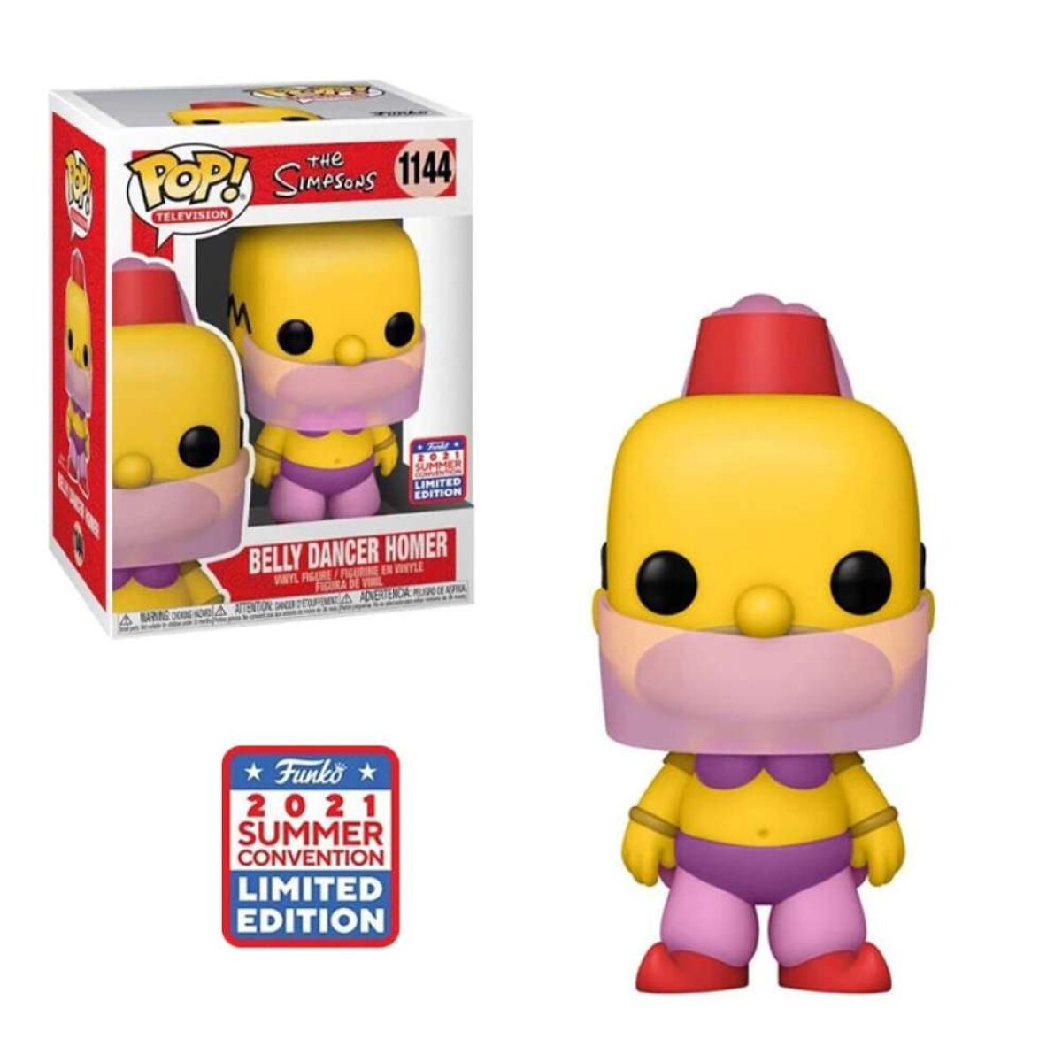 Belly Dancer Homer · The Simpsons [Exclusivo · Summer Convention 2021] - 1144 
