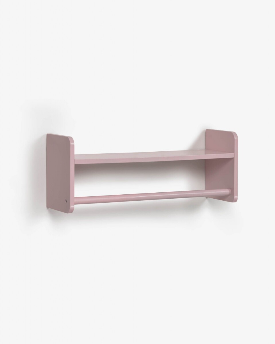 Estante perchero Florentina - de MDF acabado rosa 52,5 cm FSC 