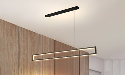 LUMINARIA LED LINER NEGRO Luminaria Led Liner Negro