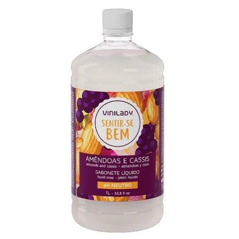 Vini Lady Jabón líquido 1 L Almendras y Cassis