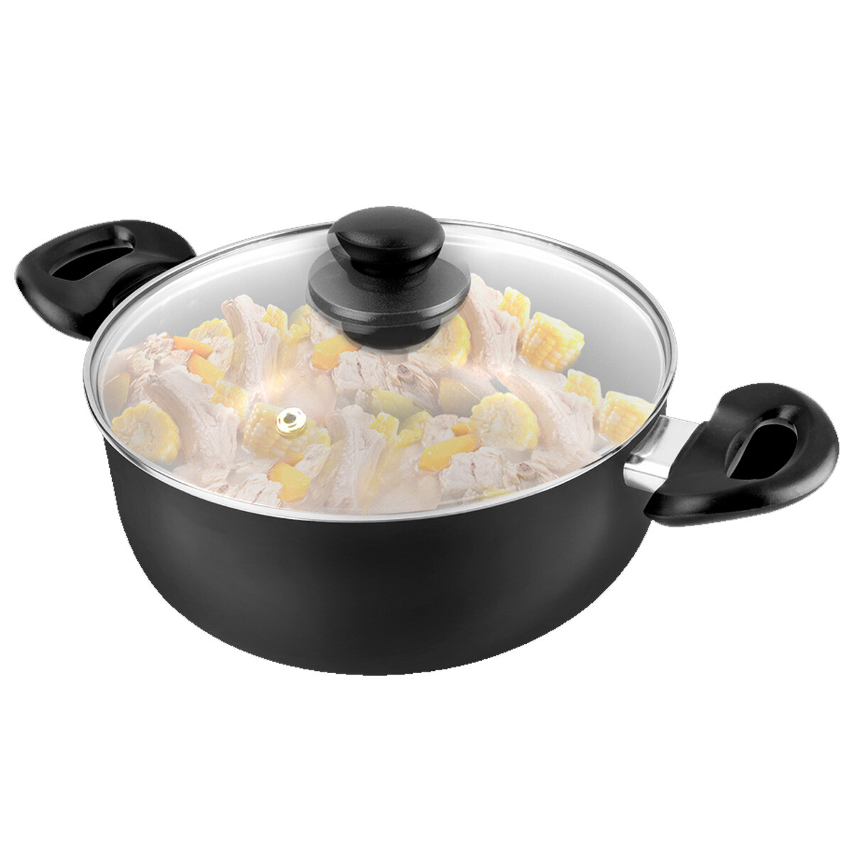 OLLA DE ALUMINIO INDUCION 24CM DECAKILA KMEP011B 