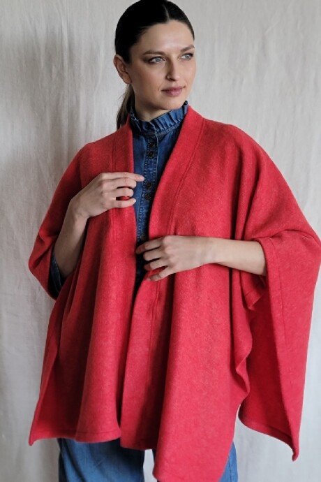Ruana Cerdeña Rojo