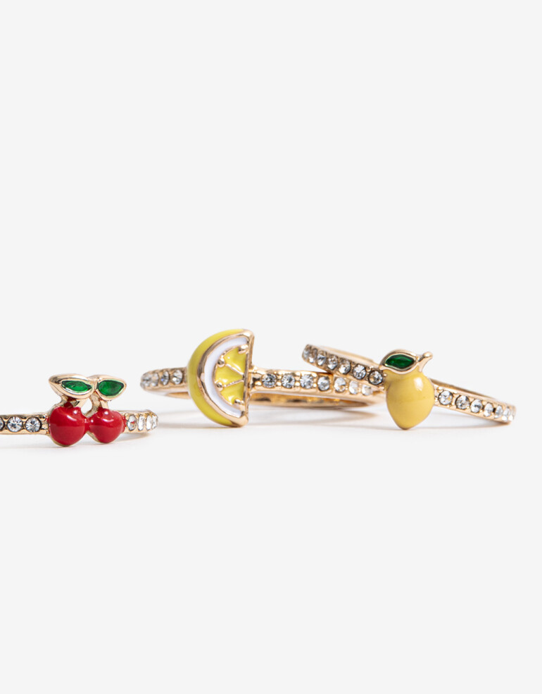 Sets Anillos Color Sets Anillos Tutti Frutti - Combinacion Multicolor