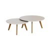 Mesa De Centro Classic - Conjunto - Línea Manhattan - Blanco Mesa De Centro Classic - Conjunto - Línea Manhattan - Blanco