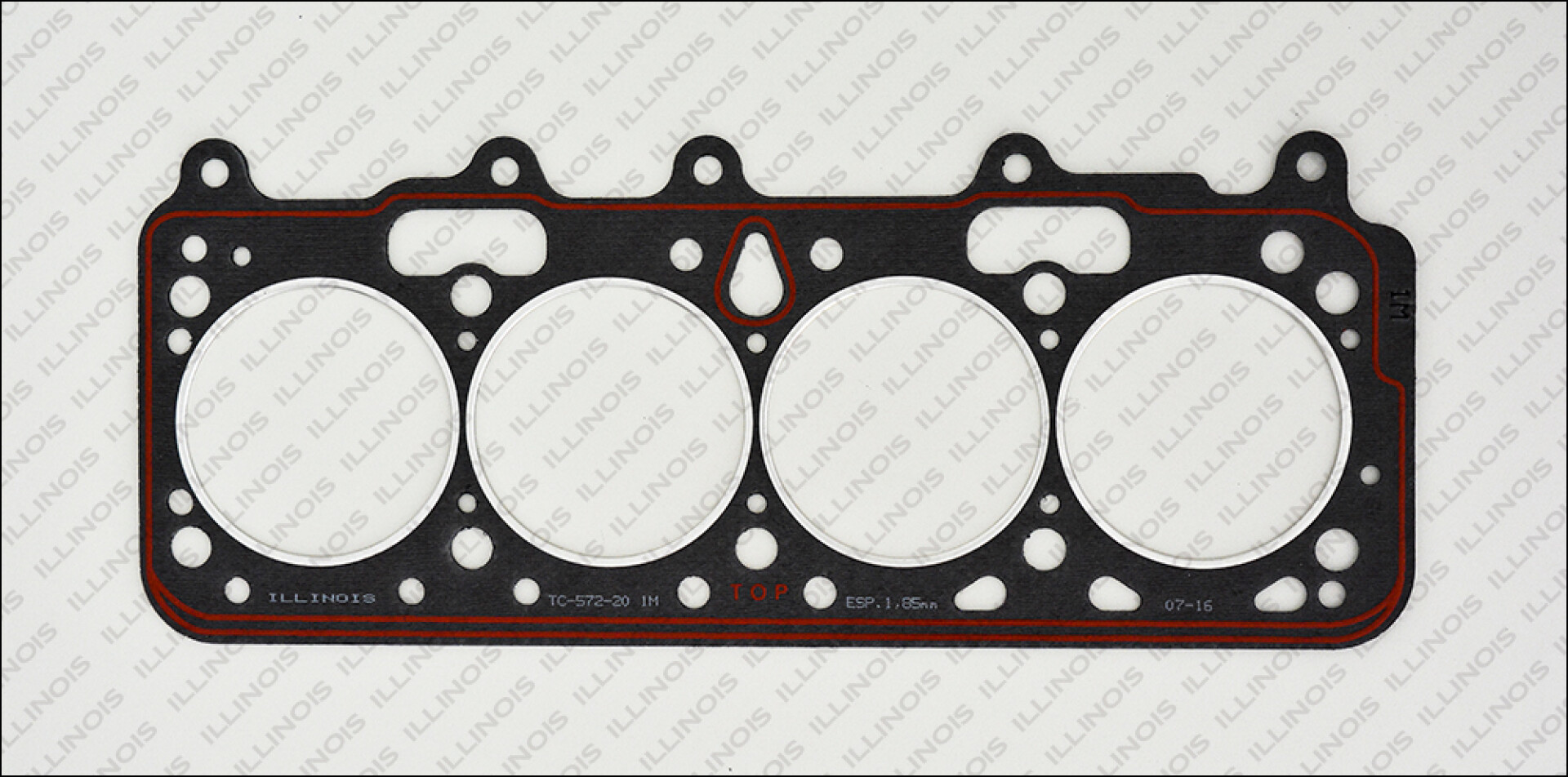 JUNTA FIAT TAPA CILINDROS DUNA 1.7 DIESEL (1M) (260407.1M) ILLINOIS 