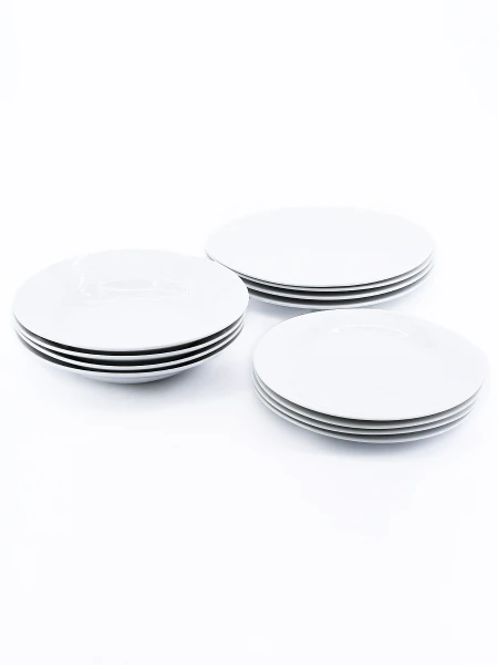 VAJILLA SET X 12 BLANCO