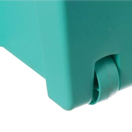 Baúl con Tapa Bisagra Wenco 100 Litros Verde Agua/rosa