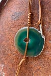 Simple Ágata Necklaces Verde Agua