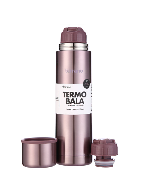 Termo Bala 750ML Metalizado Lila