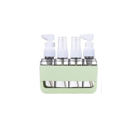 Set de 4 frasquitos con estuche rígido Verde