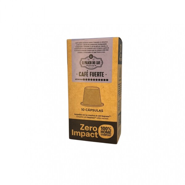 CÁPSULAS CAFÉ FUERTE ZERO IMPACT X 10 U Unica