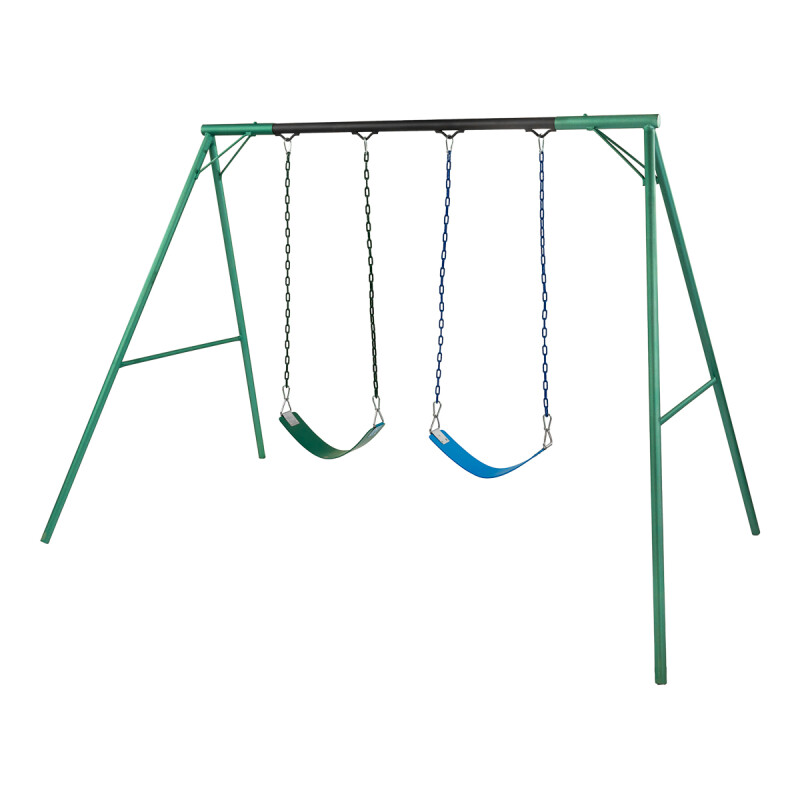 Hamaca de Plaza con 2 hamacas de cincha, altura 1,80 mts Hamaca de Plaza con 2 hamacas de cincha, altura 1,80 mts