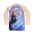 Remera UV Malla Infantil Frozen Varios Talles LILA
