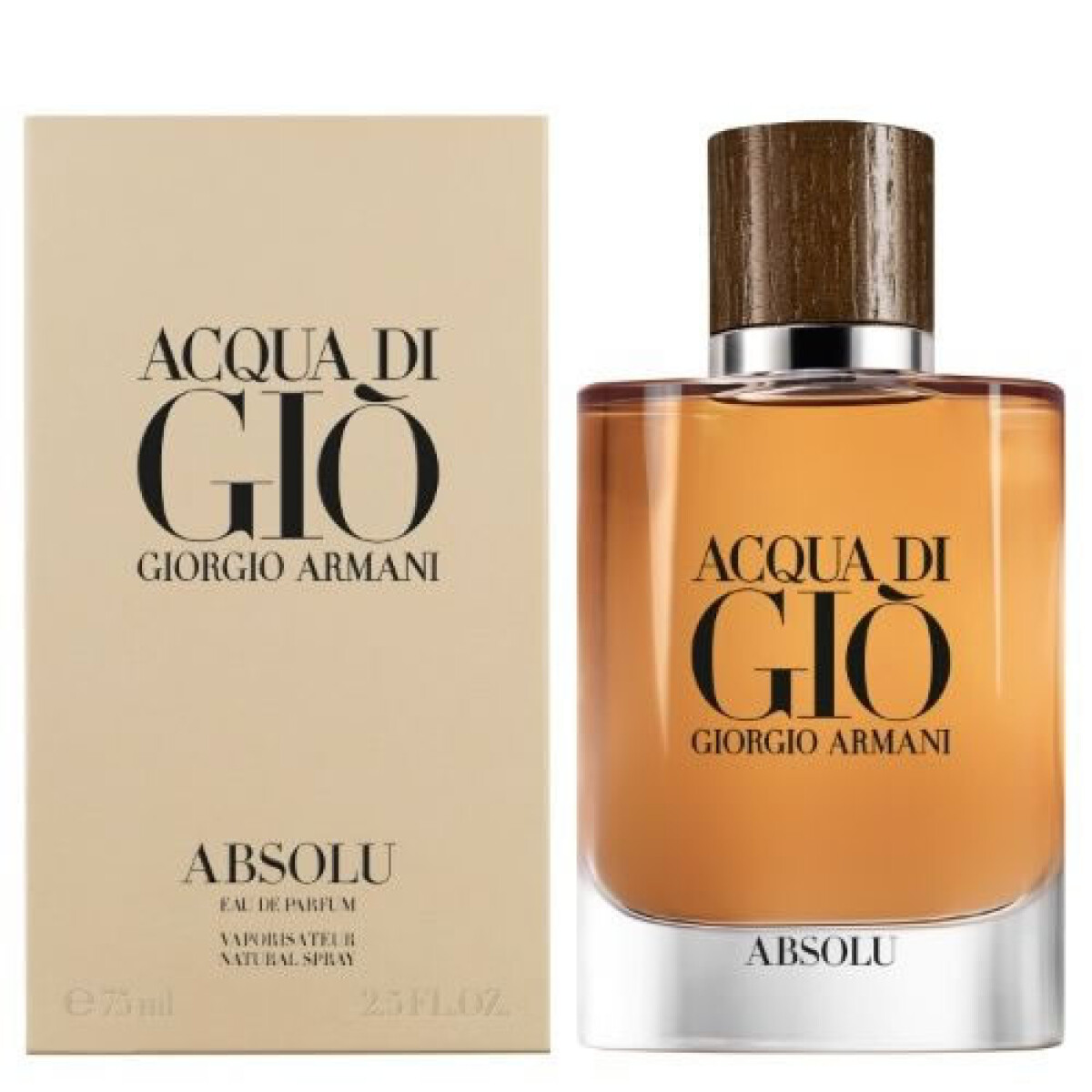 Fragancia Aqua di Gio Absolu EDP 75 ml – Perfume Masculino Elegante