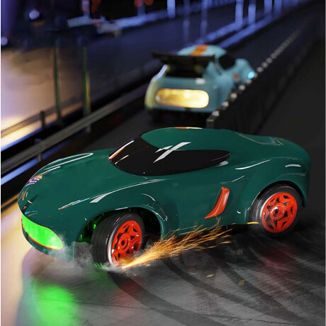 Mini auto a control remoto drift para niños Gris