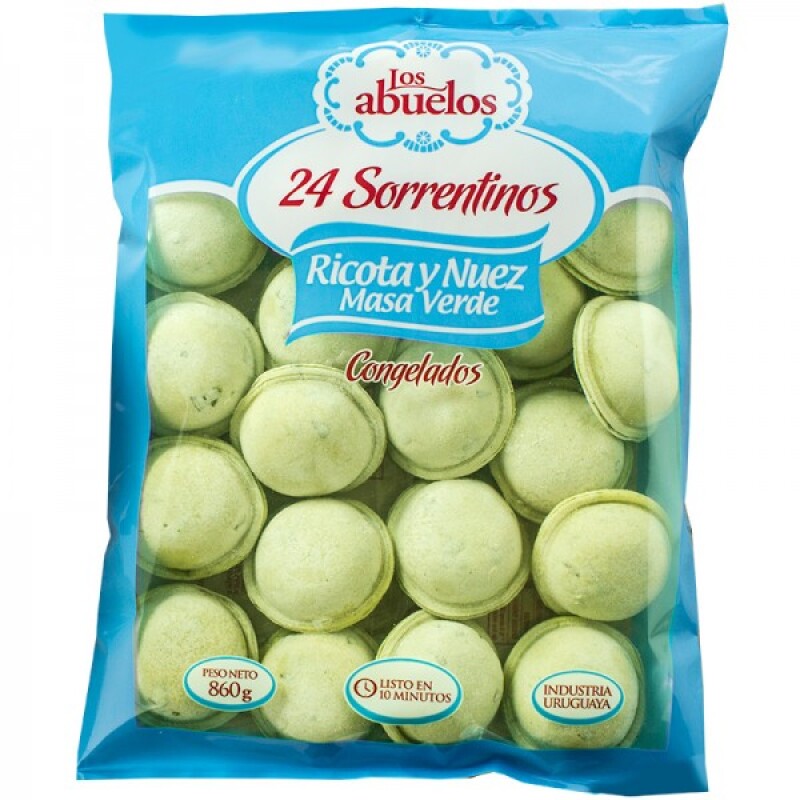 Sorrentinos ricota y nuez Los Abuelos - 860 gr Sorrentinos ricota y nuez Los Abuelos - 860 gr