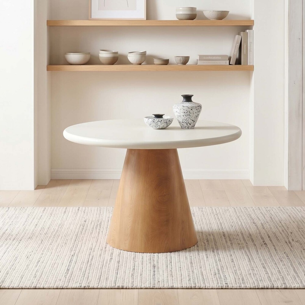 MESA DE COMEDOR MDF-Y-MICROCEMENTO CLEO
