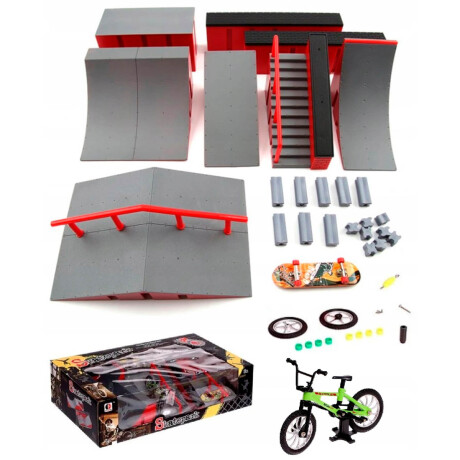 Skatepark Mini Finger Skate Bmx Rampa Patineta Skatepark Mini Finger Skate Bmx Rampa Patineta
