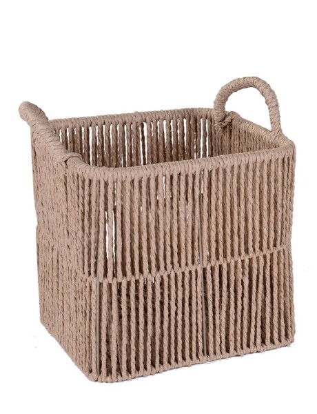 CESTO 27X27X25CM RATAN NATURAL CESTO 27X27X25CM RATAN NATURAL