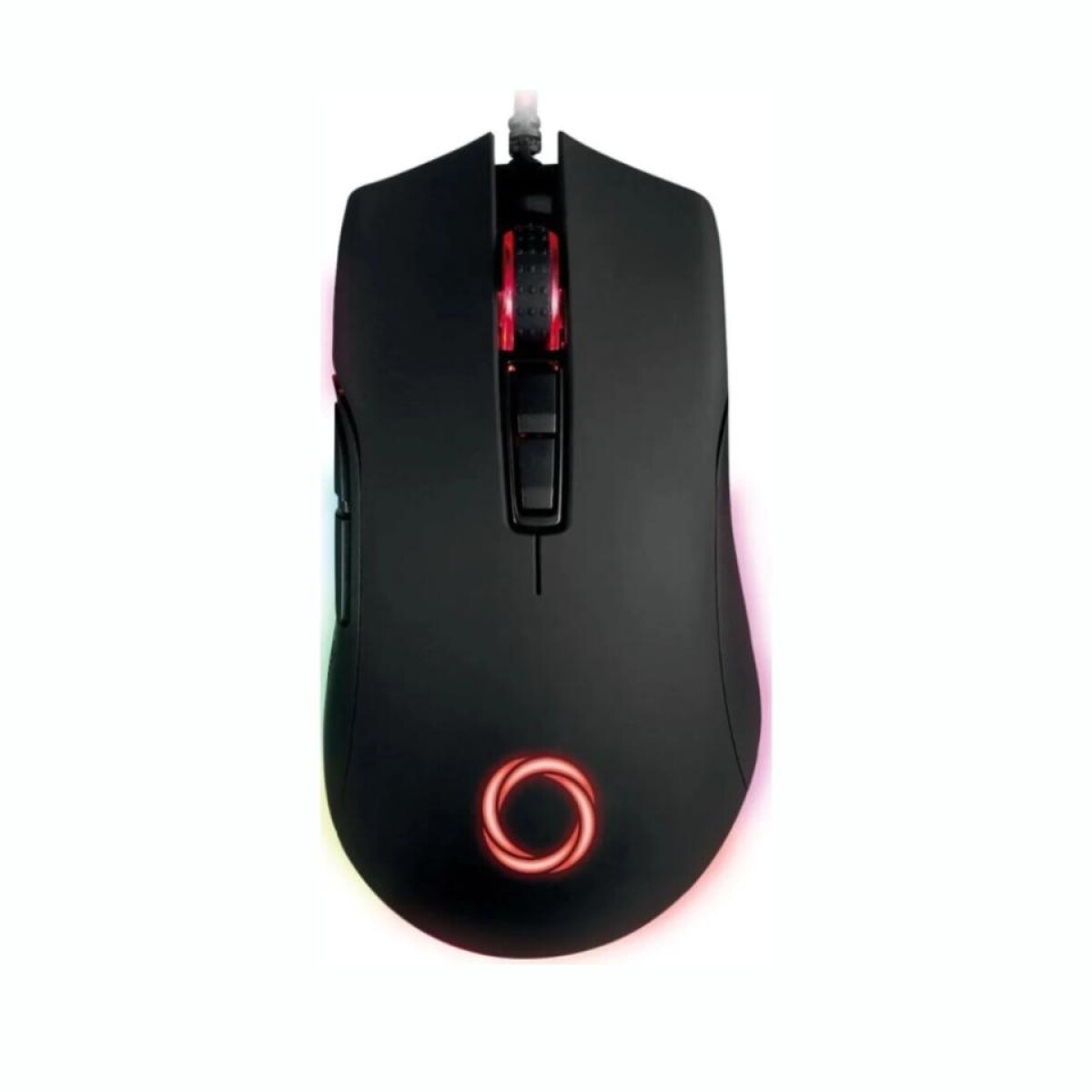 Mouse Cableado NIBIO MG700 12000DPI Retroiluminado - Black 
