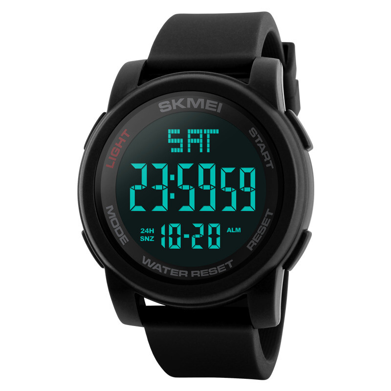 Reloj Skmei 1257BK para hombre color negro Negro