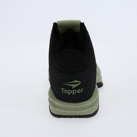Championes de Hombre Topper Block Negro - Verde