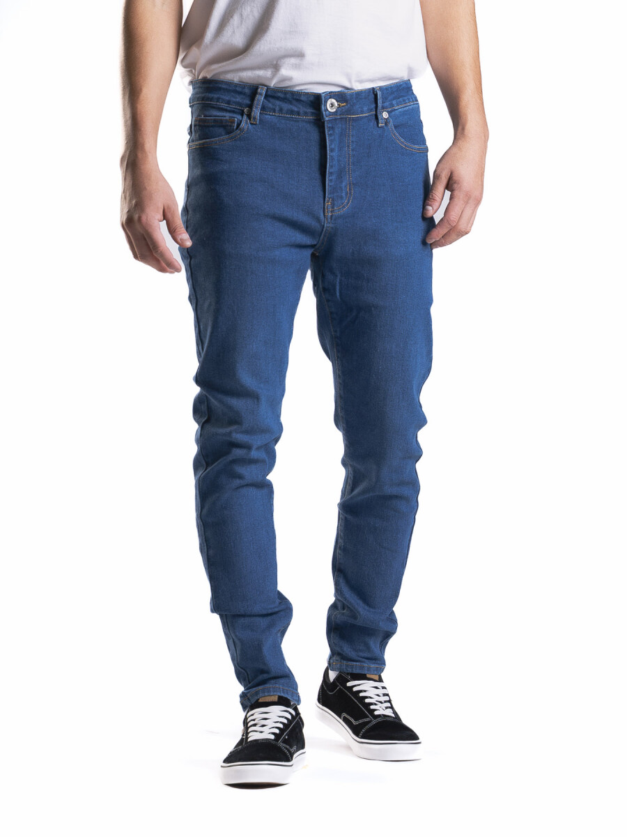 Jean Slim Fit Largo 30 - Azul 