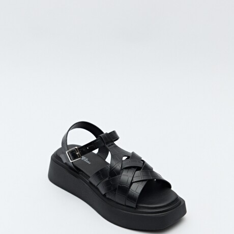 SANDALIA HALT Negro