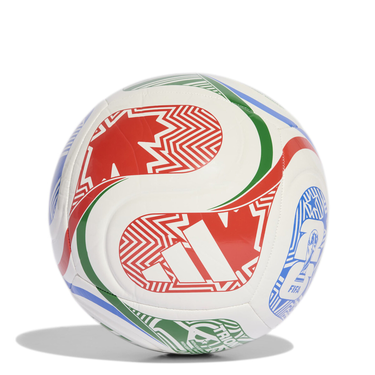 Pelotas Adidas Club De La Copa Mundial 2026 Unisex - Blanco - Rojo 