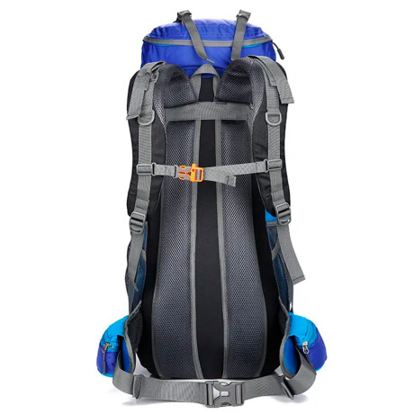 Mochila Camping Senderismo Trekking 75Lts Impermeable Azul