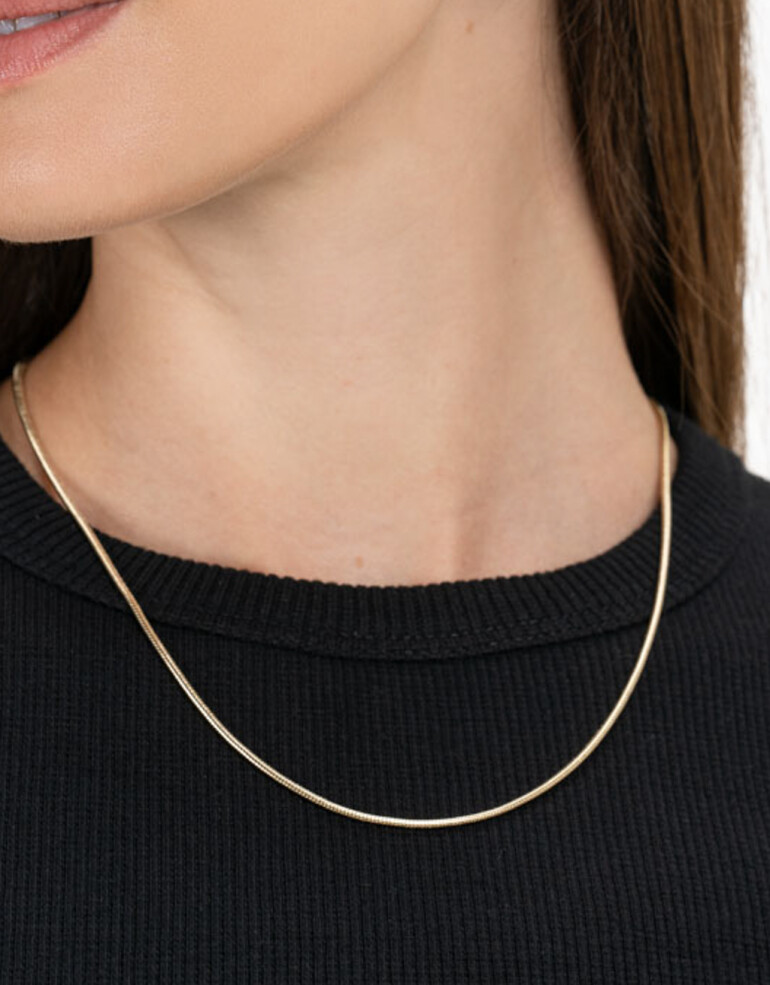 Collares Cortos Metal Collar Mix And Match - Dorado