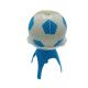 Vela con Forma de Pelota Celeste y Blanco