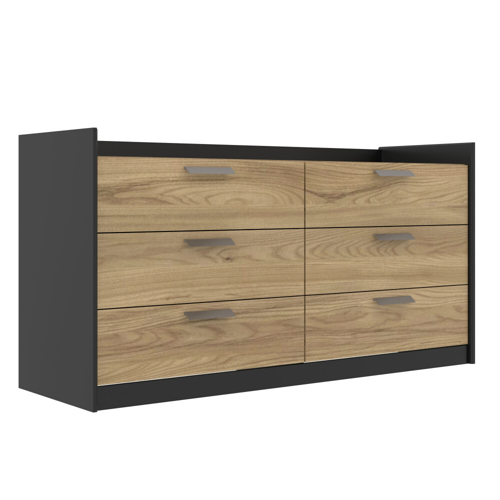 CÓMODA 6 CAJONES MDF VENETTO